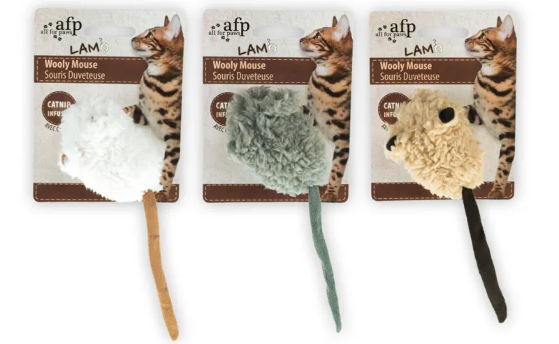 Afp Lambswool - Wooly Mouse With Mouse Sound