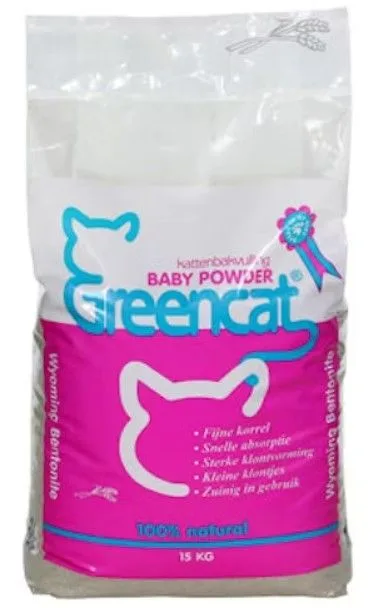 Greencat - Babypoeder Kattenbakvulling