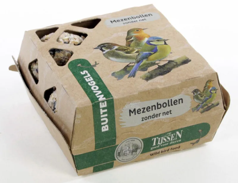 Tijssen - Mezenbollen Zonder Net, 4stuks