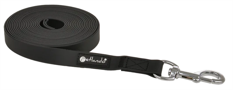 Petlando - Rubber Trackinglijn Zwart 20 mm
