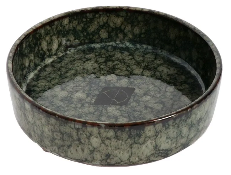 D&DHome - Jasper Eet/Drinkbak Green Marble