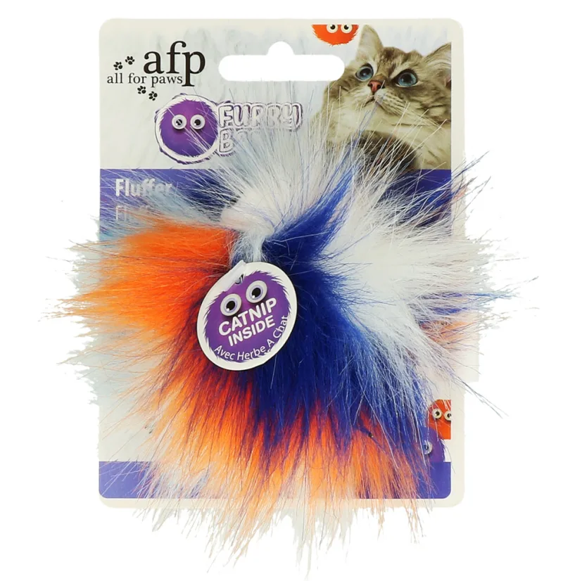 Afp - Furry Fluffy Ball Orange