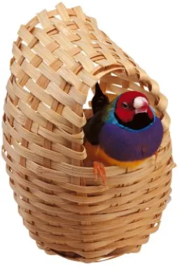 Rieten nestje exotisch