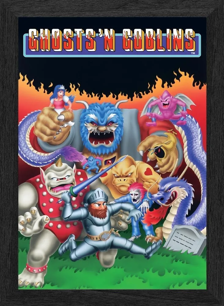 Pixel Frames Plax - Ghosts 'n Goblins (30cm x 25cm)