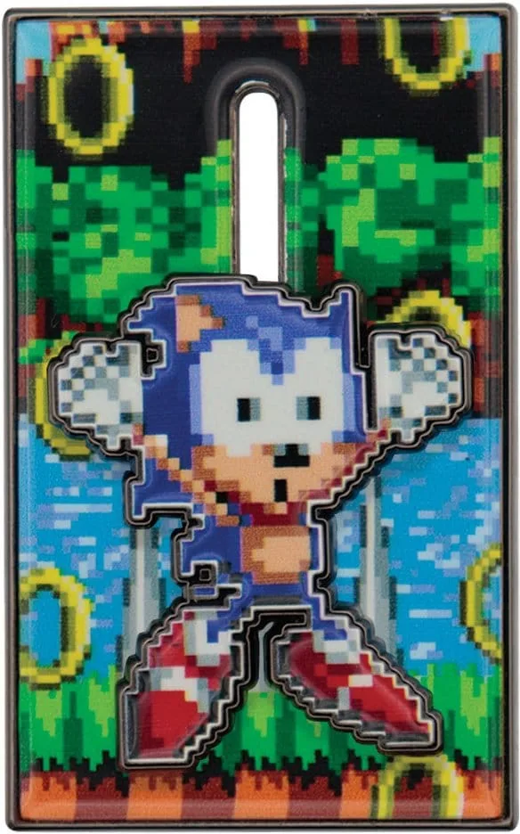 Sonic The Hedgehog Pin Badge - Moving