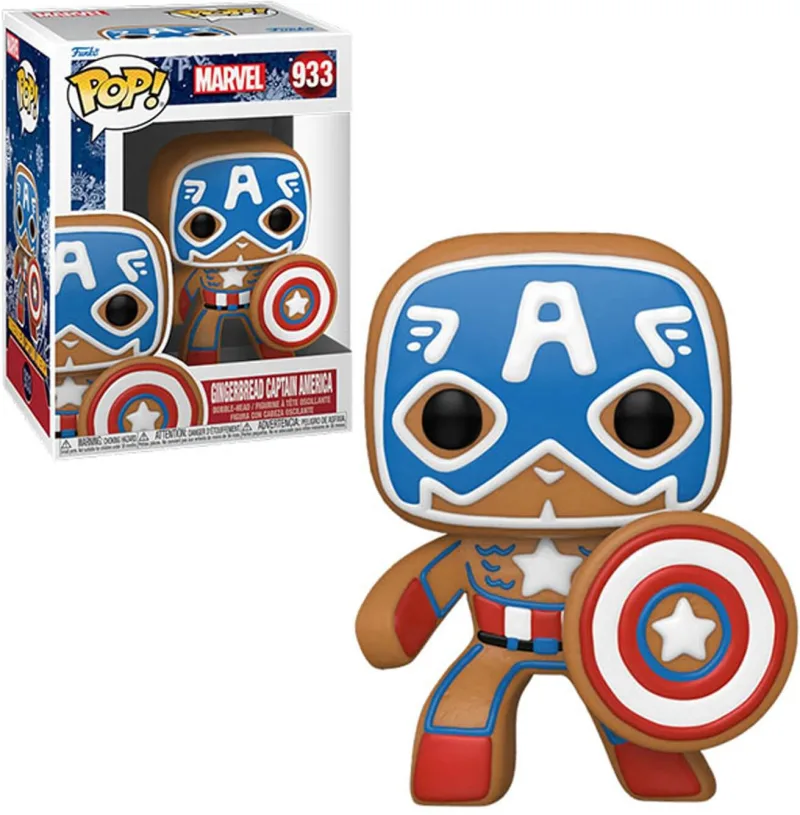 Marvel Funko Pop Vinyl: Gingerbread Captain America