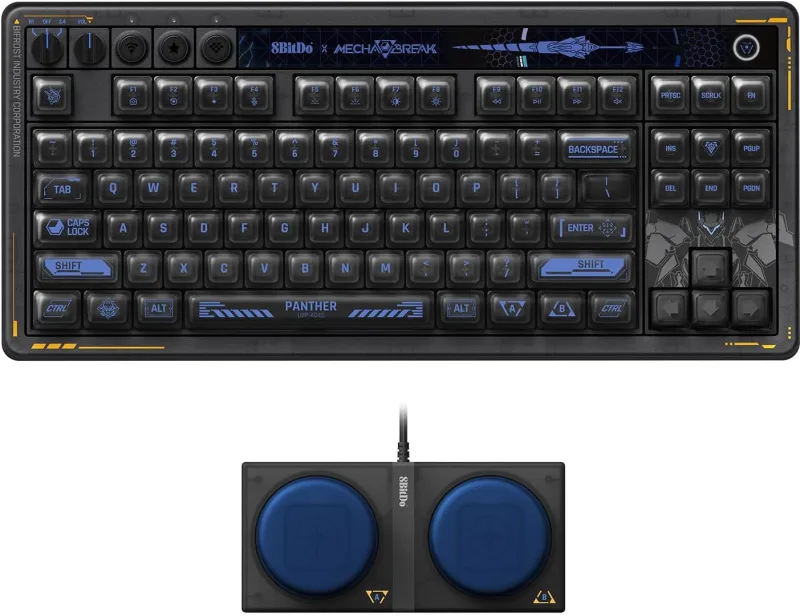 8BitDo Retro 87 Mechanical Keyboard - Mecha Break Edition