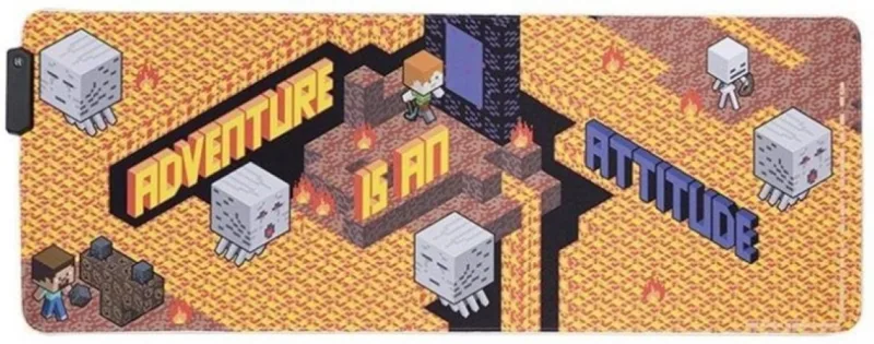 Minecraft - Light Up Desk Mat