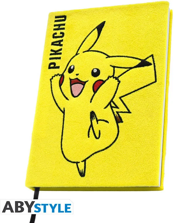 Pokemon Plush A5 Notebook - Pikachu