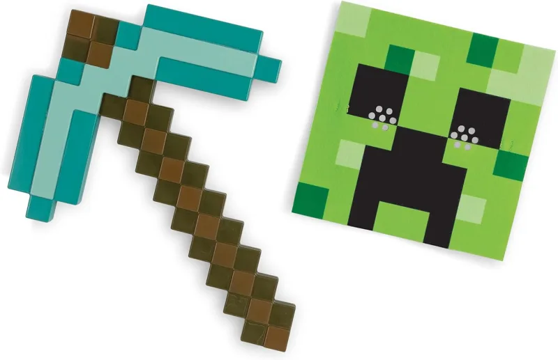 Minecraft Pickaxe & Mask Set