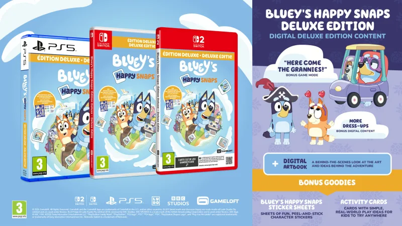 Bluey's Happy Snaps Day One Deluxe Edition