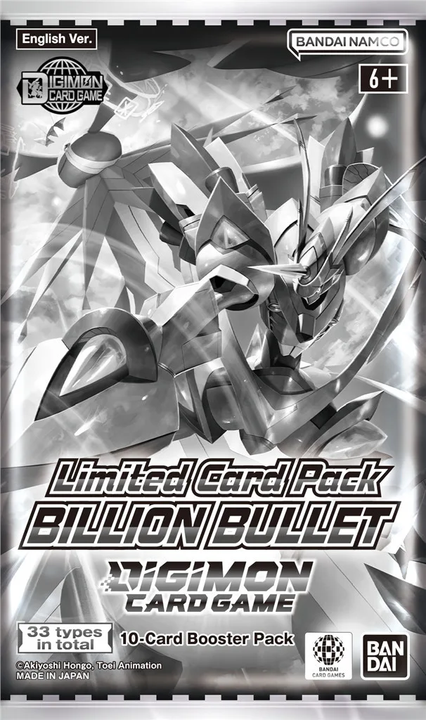 Digimon TCG Billion Bullet Limited Booster Pack
