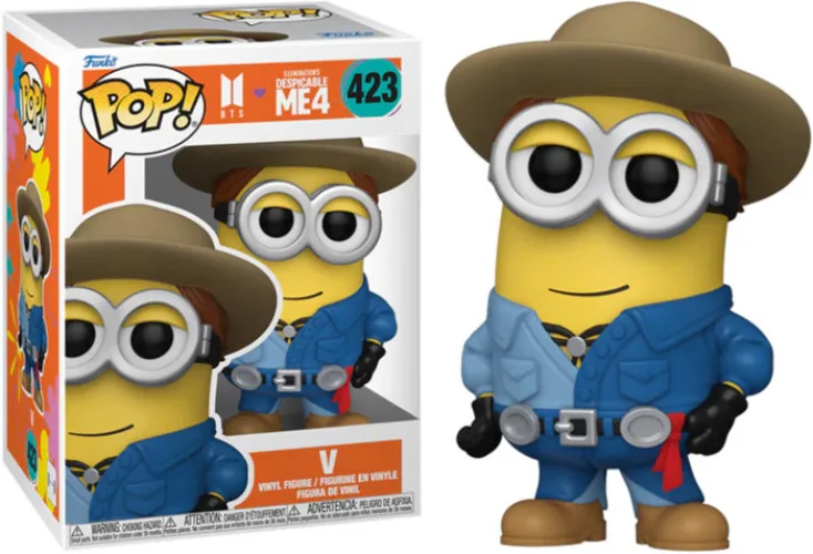 Despicable ME 4 x BTS Funko Pop Vinyl: V
