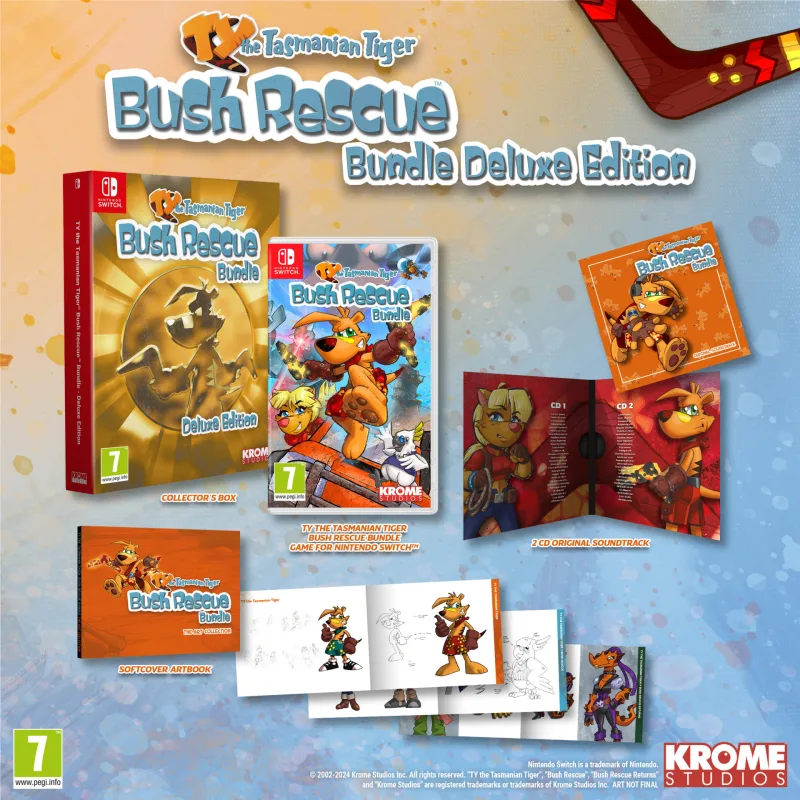 TY the Tasmanian Tiger Bush Rescue Bundle Deluxe