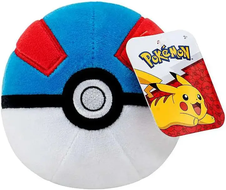 Pokemon Pluche - Great Ball (Jazwares)