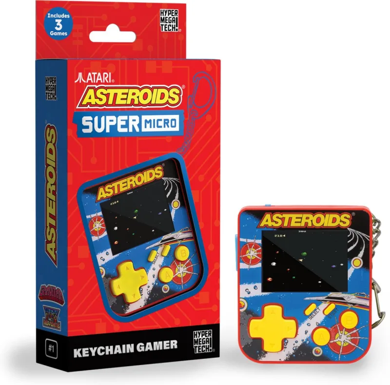 Evercade Super Micro Keychain Gamer - Atari Asteroids