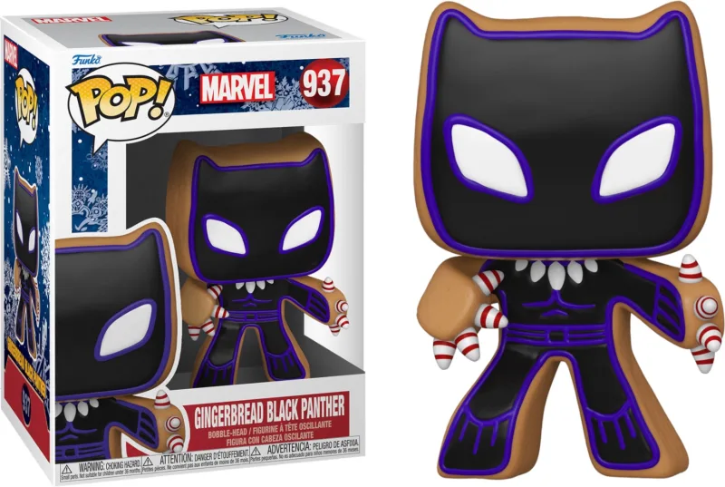 Marvel Funko Pop Vinyl: Gingerbread Black Panther