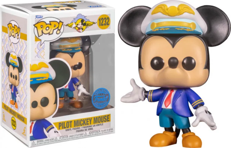 Disney Funko Pop Vinyl: Pilot Mickey Mouse