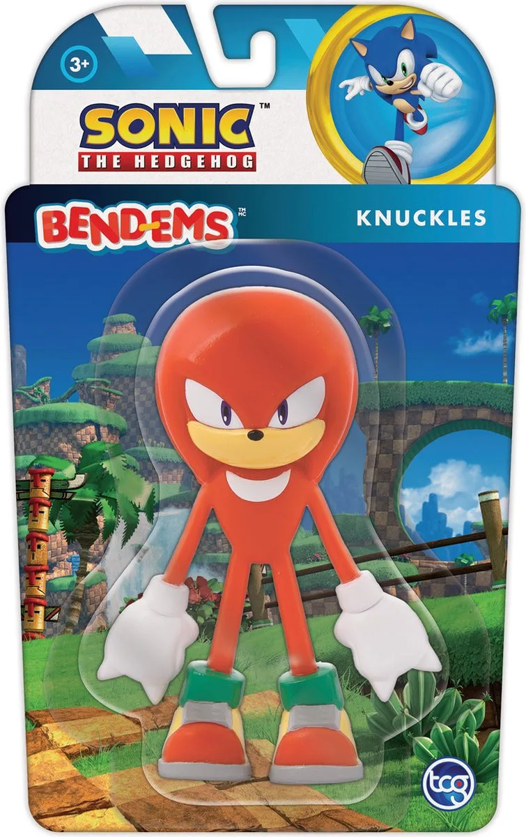 Sonic the Hedgehog Bend-Ems Figure - Knuckles