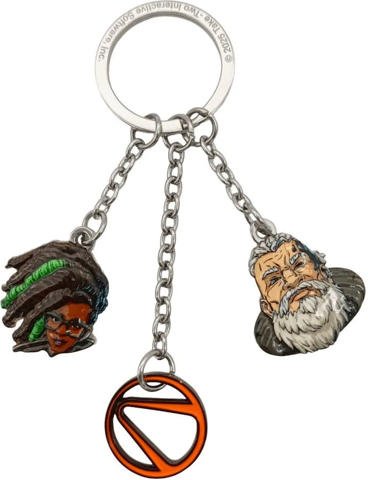 Borderlands 4 Keychain - Harlowe & Amon