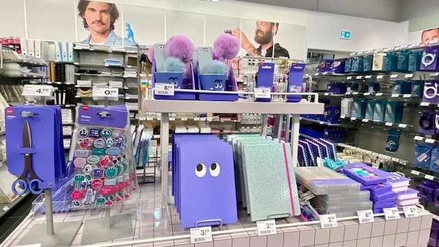 HEMA Woudenberg — Paarse huishoudartikelen en accessoires