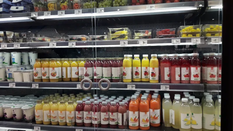 HEMA Zaandam — Koelkast met dranken en sappen