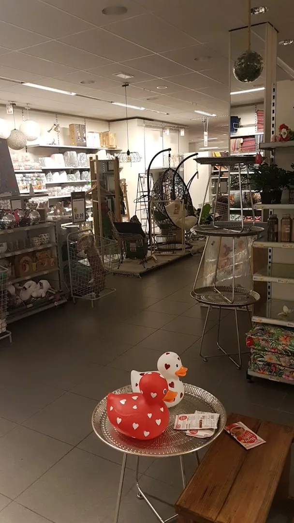 Xenos Lelystad — Winkelinterieur met displays en decoratieartikelen